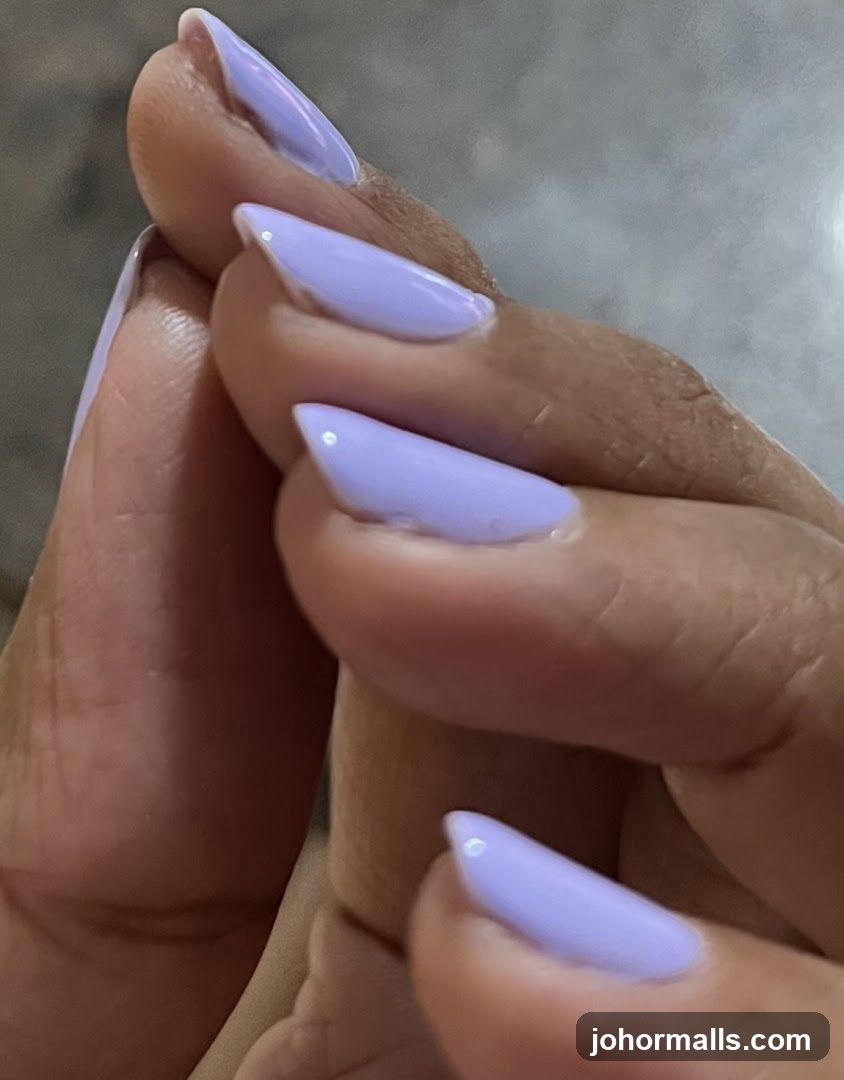 Lavender Nails