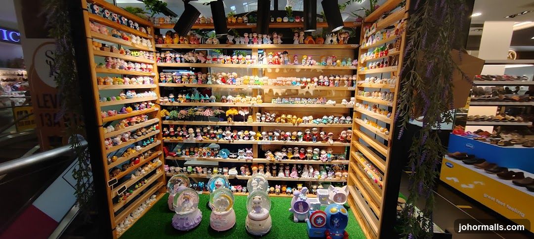 Display of Figurines and Snow Globes