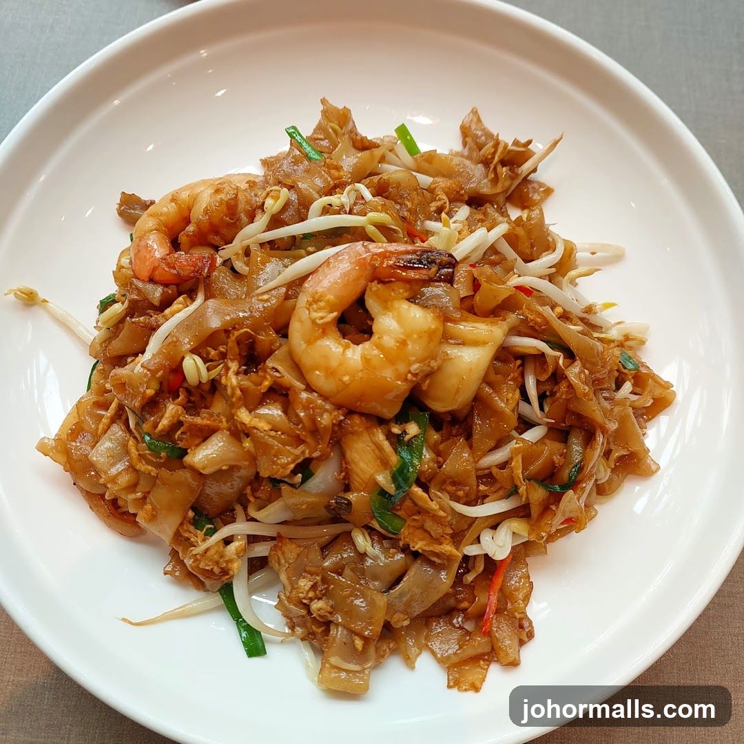 Shrimp and Flat Noodles