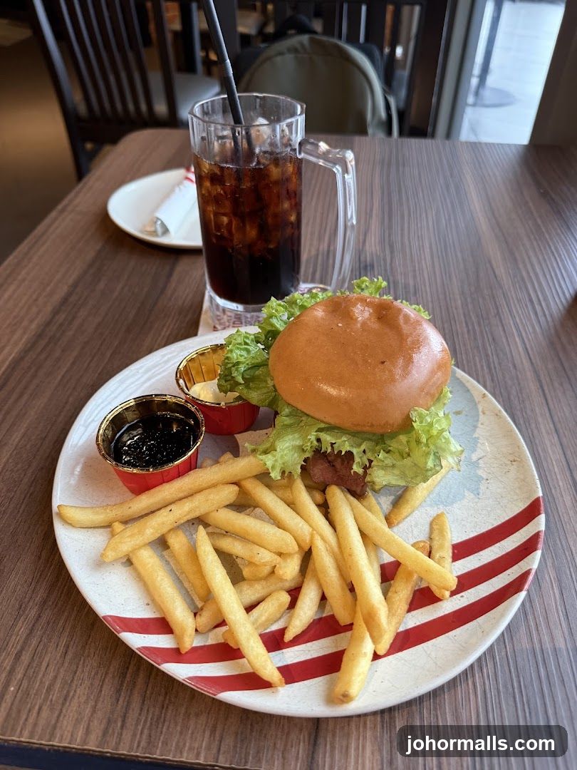 Burger and Fries