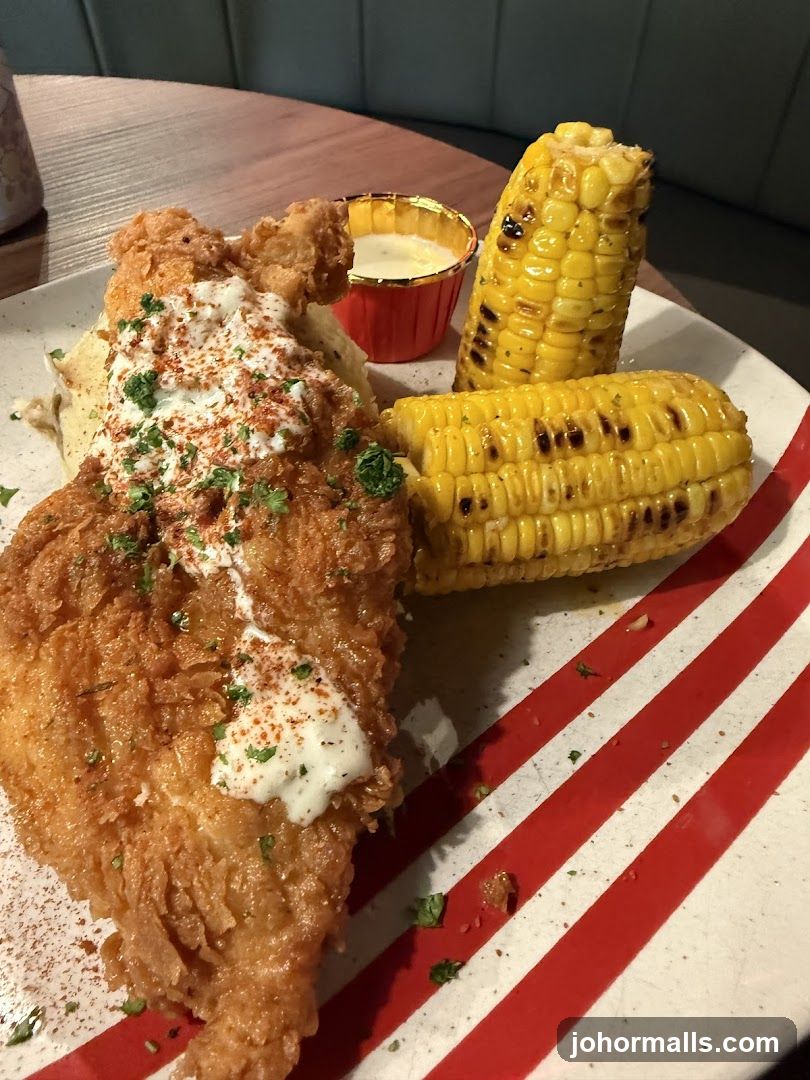 Fried Fish and Corn