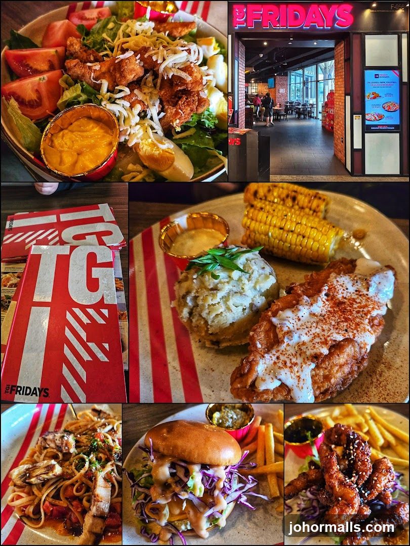 TGI Fridays Food Collage