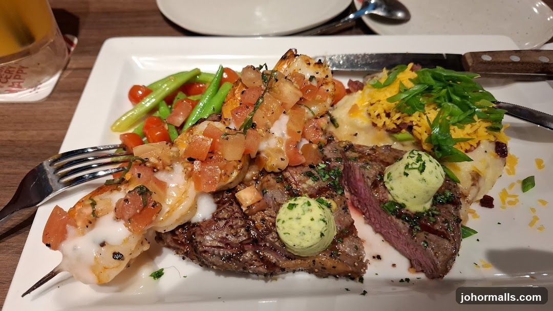 Steak and Shrimp Dinner