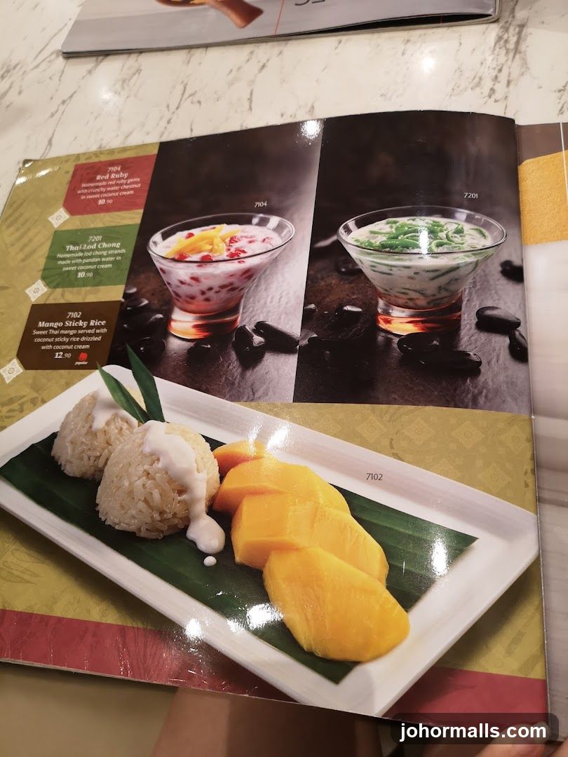 Desserts Menu