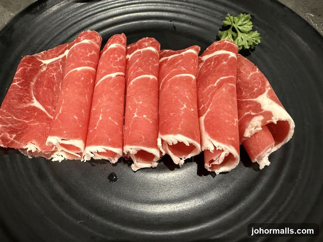 Thinly Sliced Raw Beef