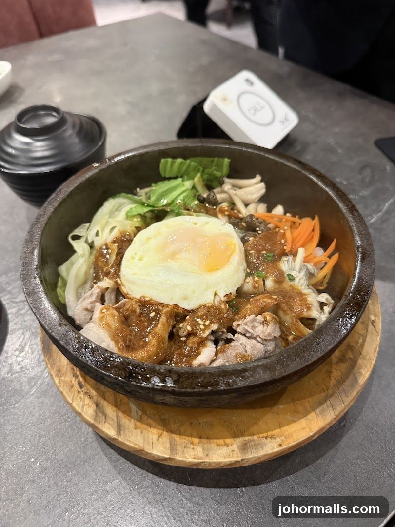 Bibimbap in a Stone Bowl