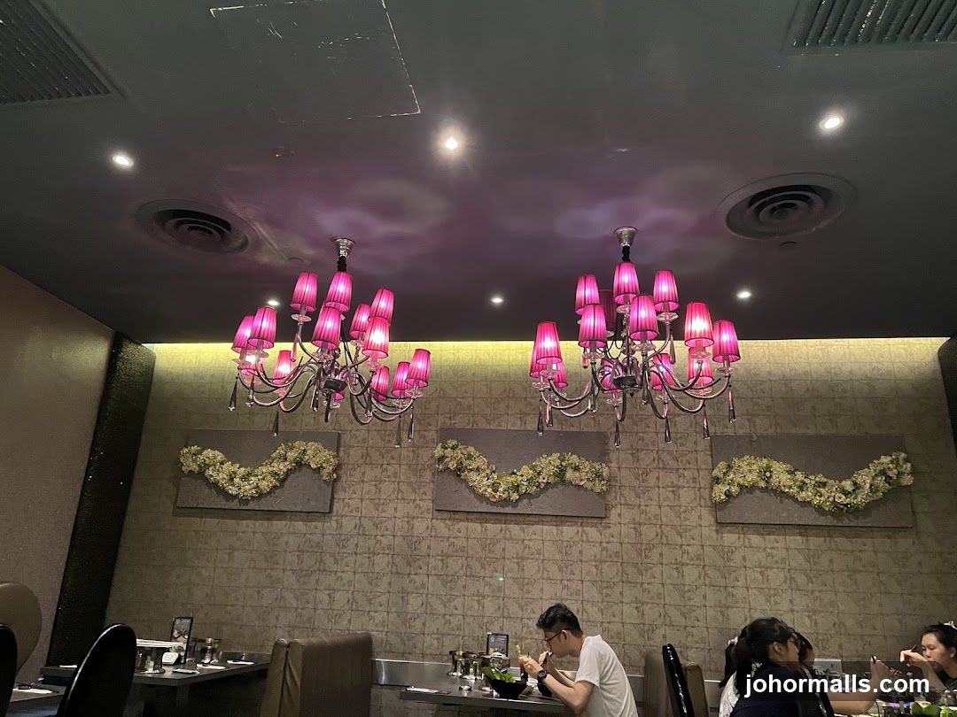 Restaurant Interior with Chandeliers
