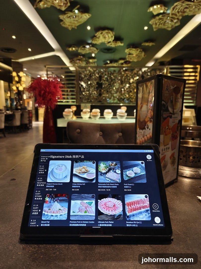 Restaurant Tablet Menu