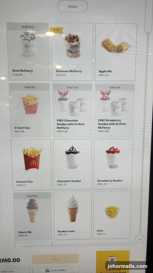 McDonald's Menu