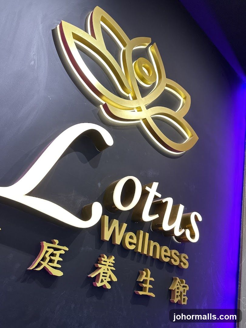 Lotus Wellness Sign