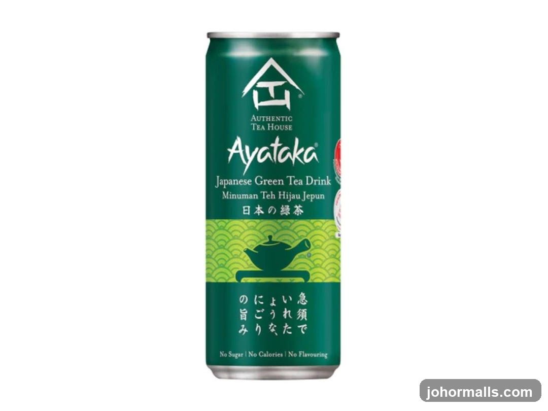 Ayataka Japanese Green Tea Drink Can