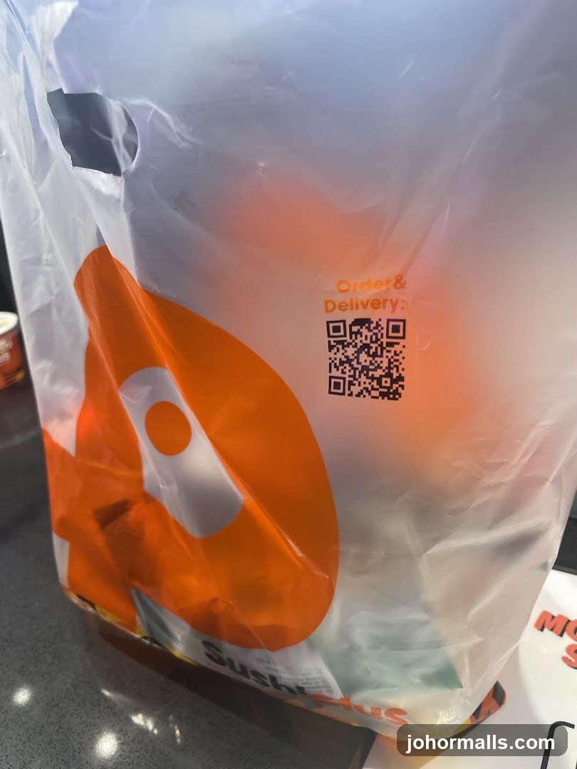 Takeout Bag with QR Code