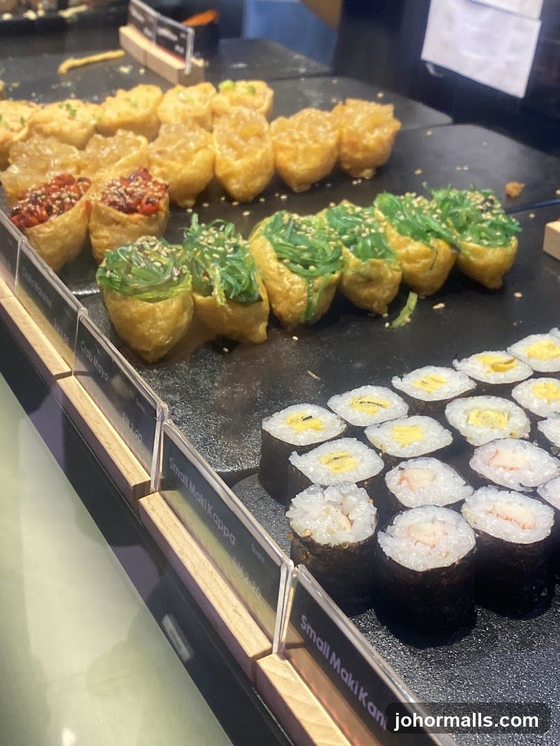 Sushi and Inari Display