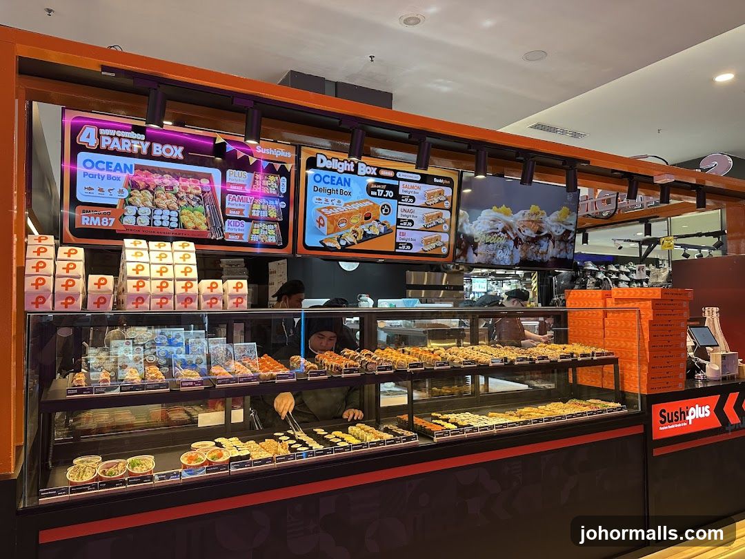 Sushiplus Food Counter Interior