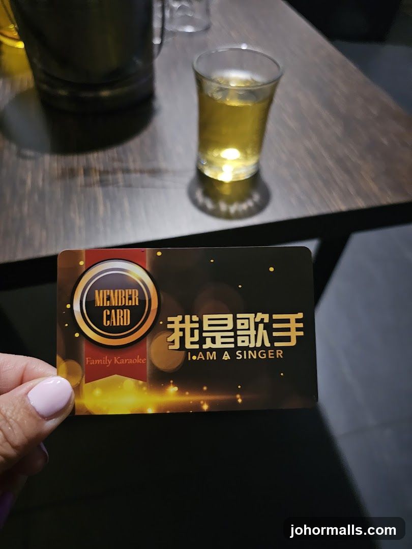 Member Card Held in Hand