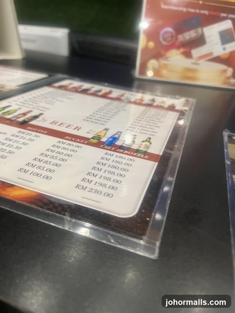 Beer Menu