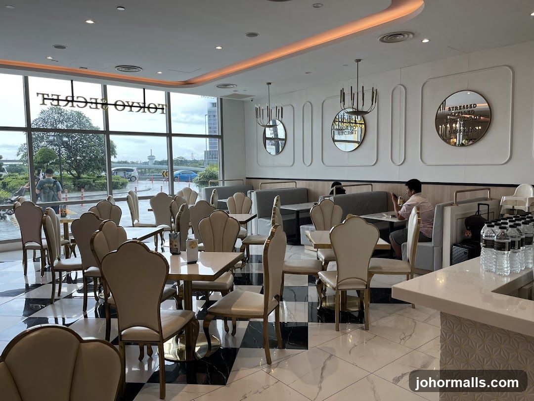 Interior of a modern café or restaurant