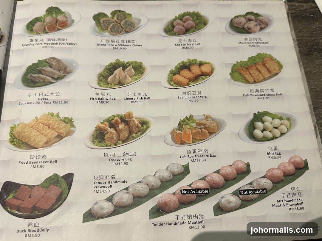 Restaurant Menu