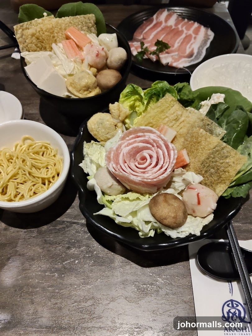 Shabu-Shabu Dinner Setup
