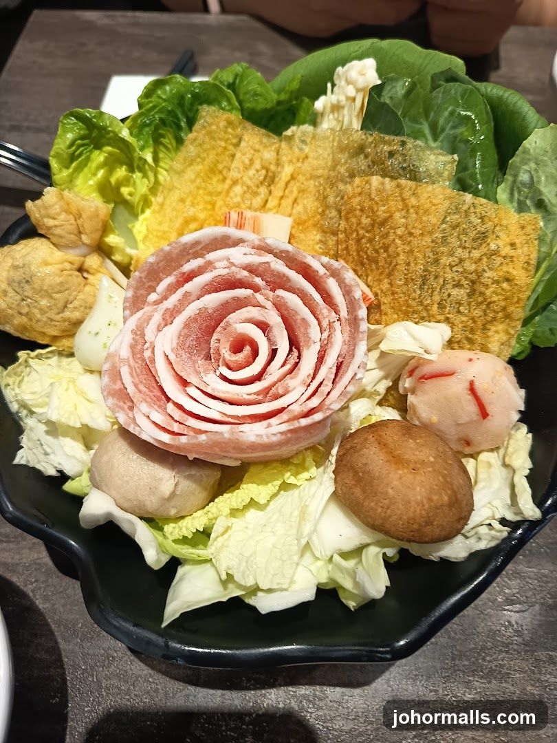 Hot Pot Ingredients Plate