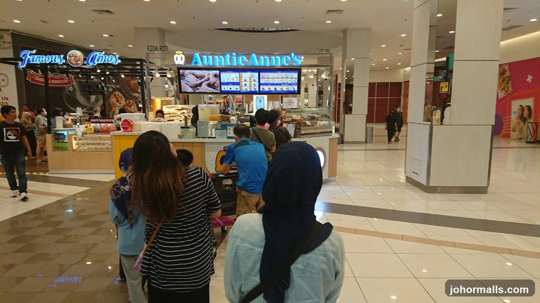 Mall Food Court with Auntie Anne's and Famous Amos