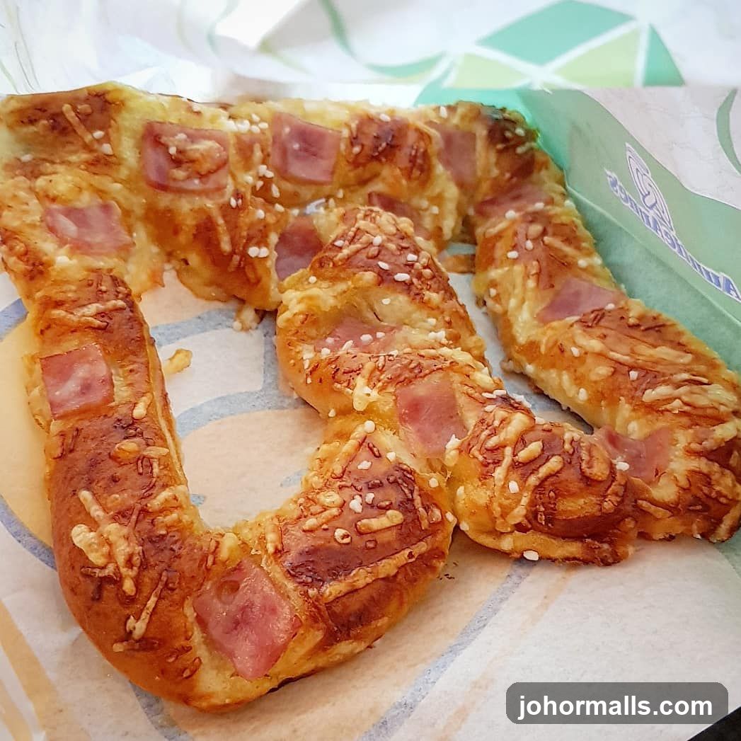 Ham and Cheese Pretzel