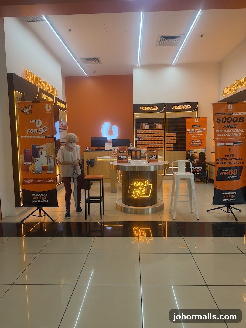 Mobile Phone Store Interior