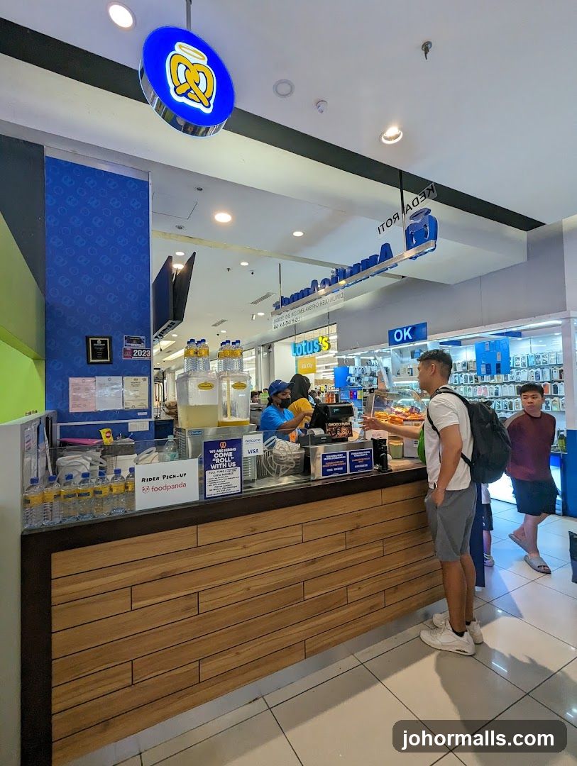 Pretzel Shop Counter