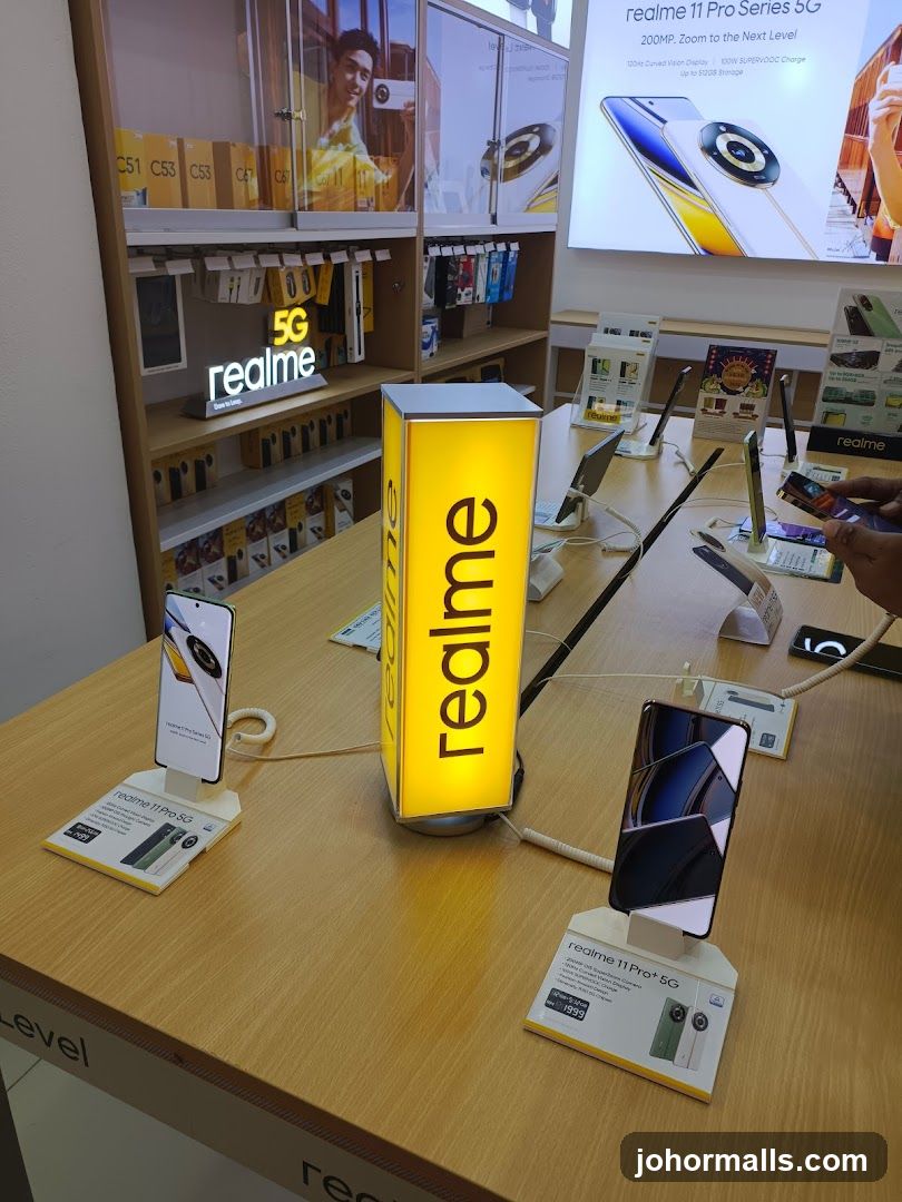 Realme Store Display