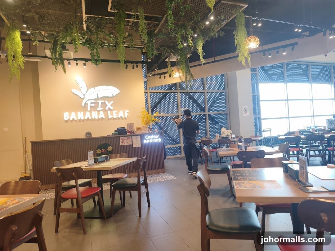 Restaurant Interior with Logo