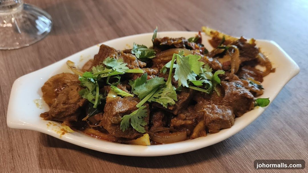 Spicy Beef Dish with Cilantro