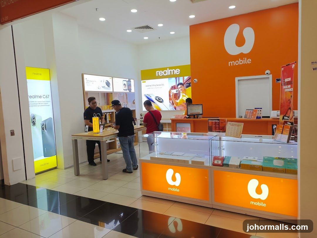Mobile Phone Store Interior
