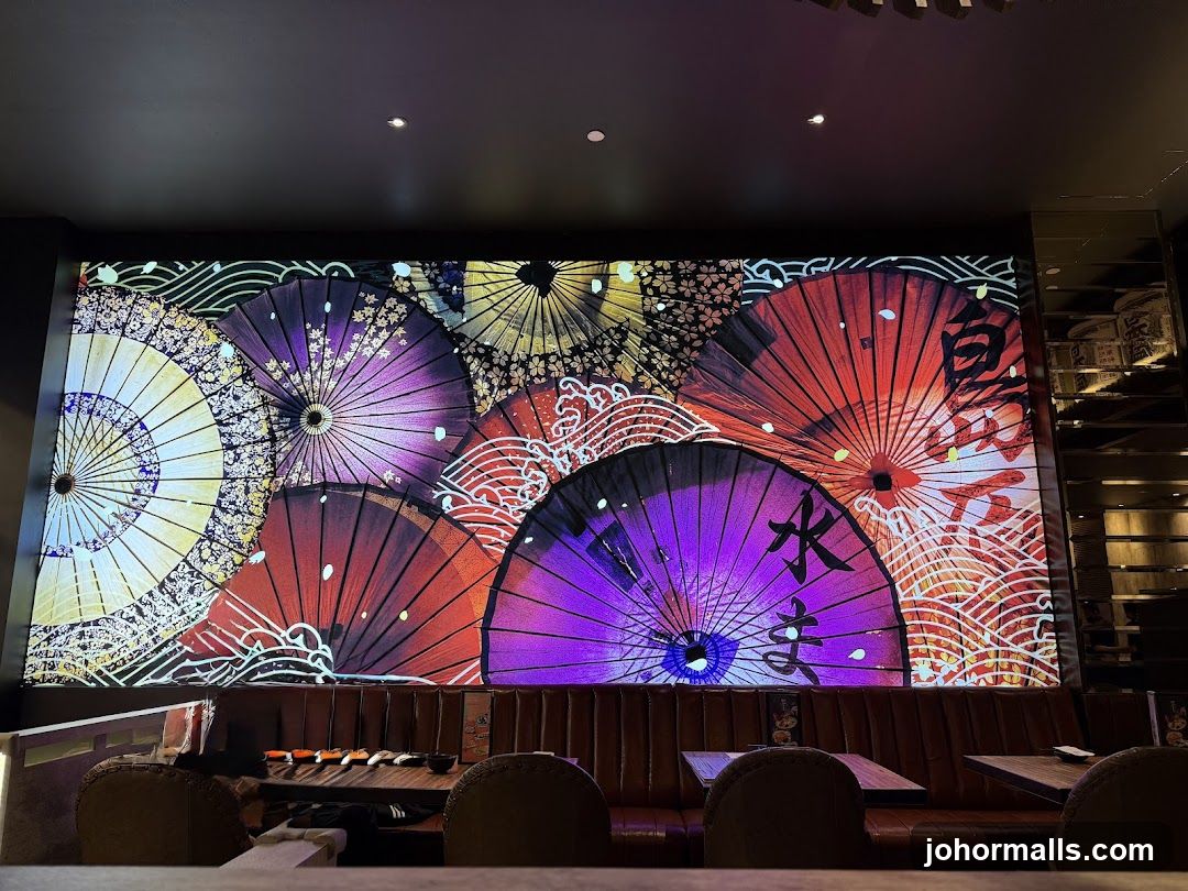 Japanese Umbrella Mural