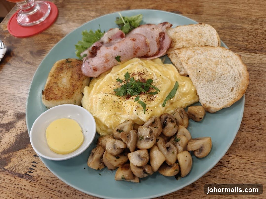 Scrambled Eggs Breakfast