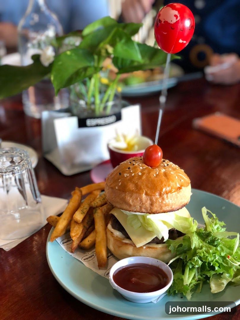 Burger and Fries