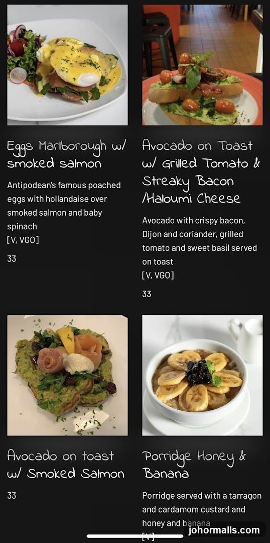 Menu Items