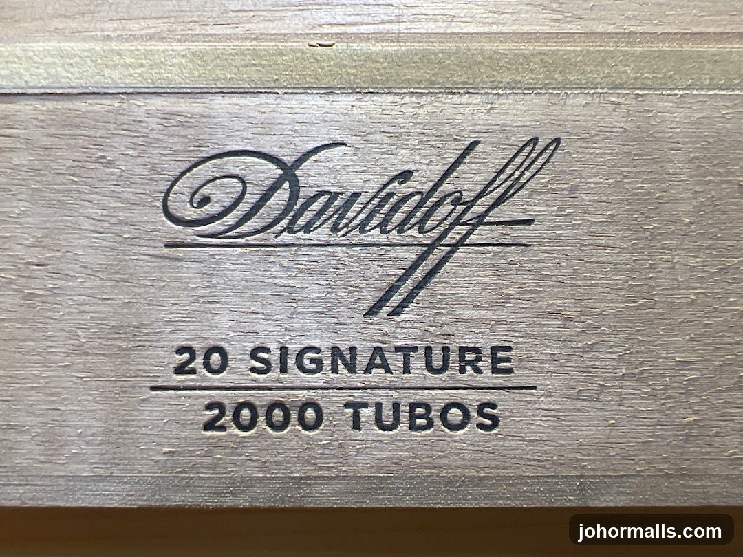 Davidoff 20 Signature 2000 Tubos