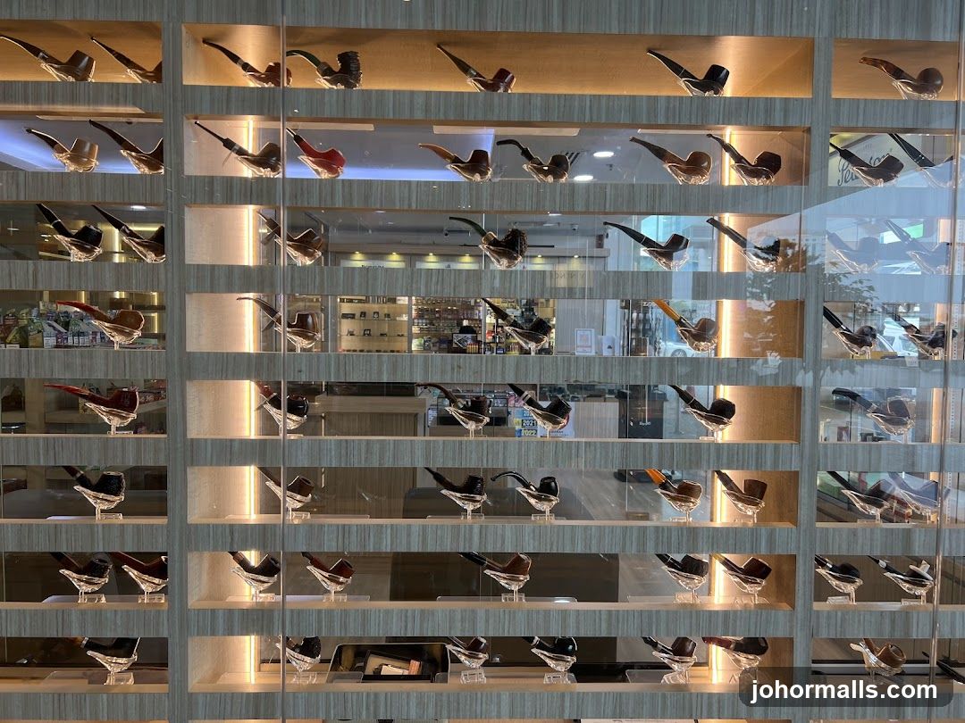 Display of Smoking Pipes