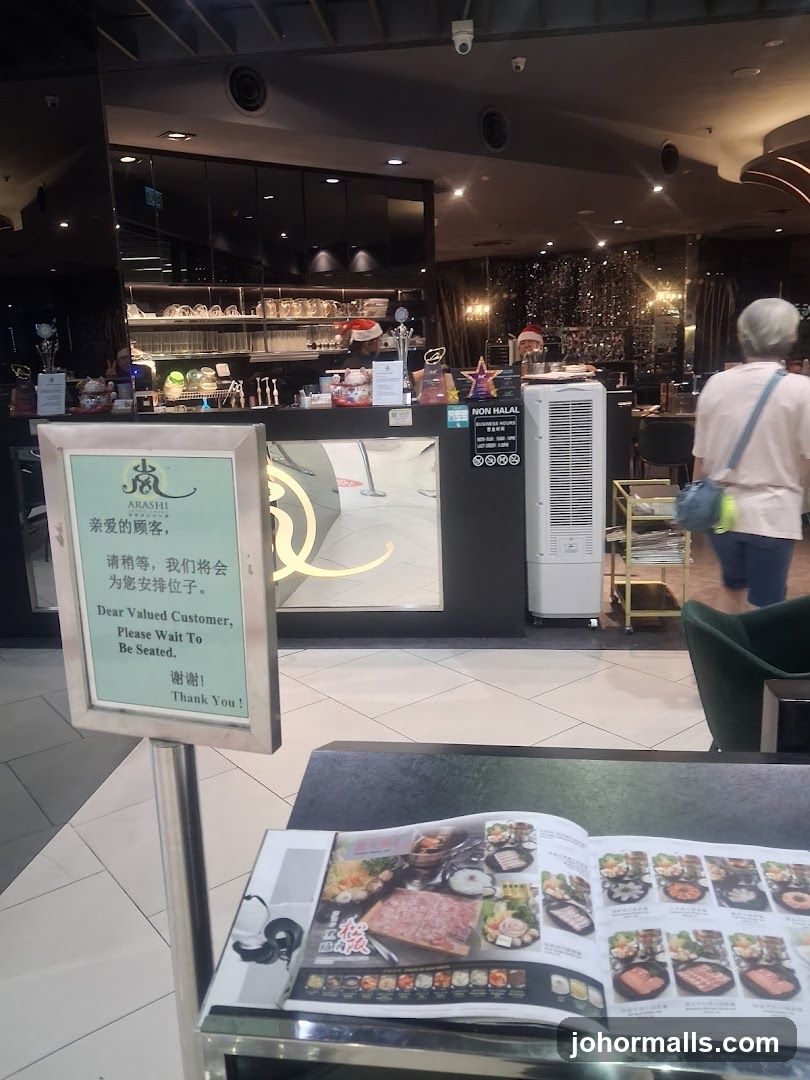 Restaurant Interior with Menu