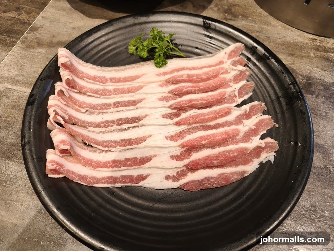 Thinly Sliced Pork Belly