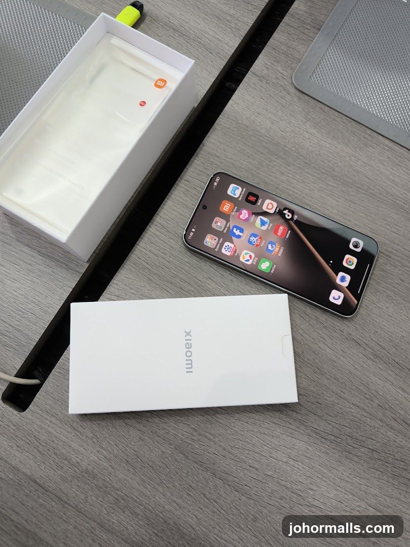 Xiaomi Smartphone and Packaging