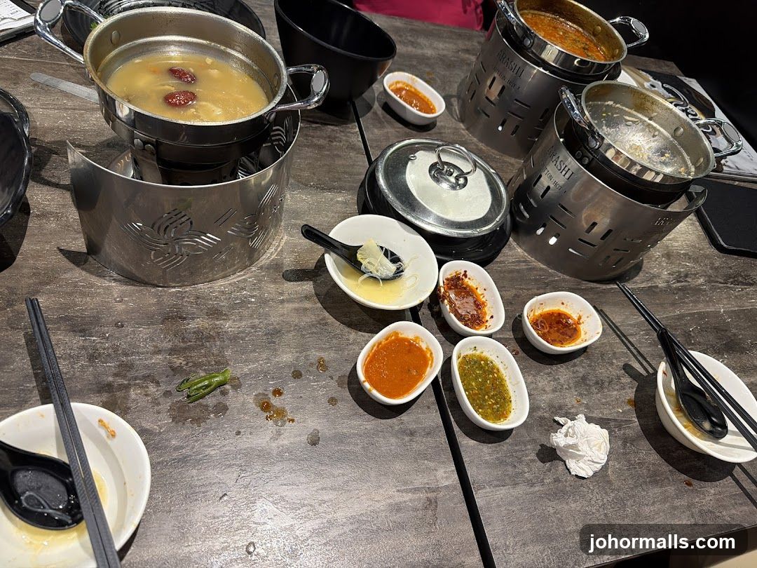 Hot Pot Meal with Dipping Sauces