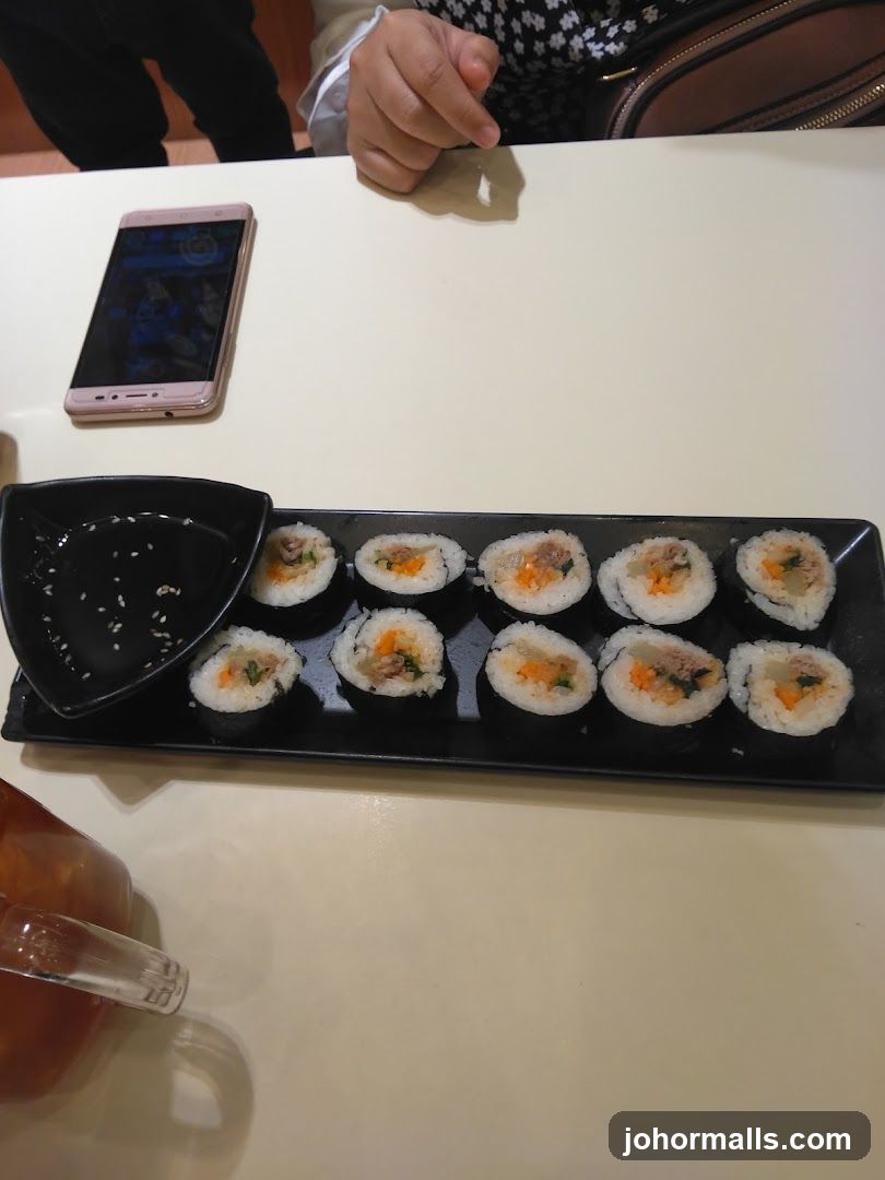 Gimbap on a Platter
