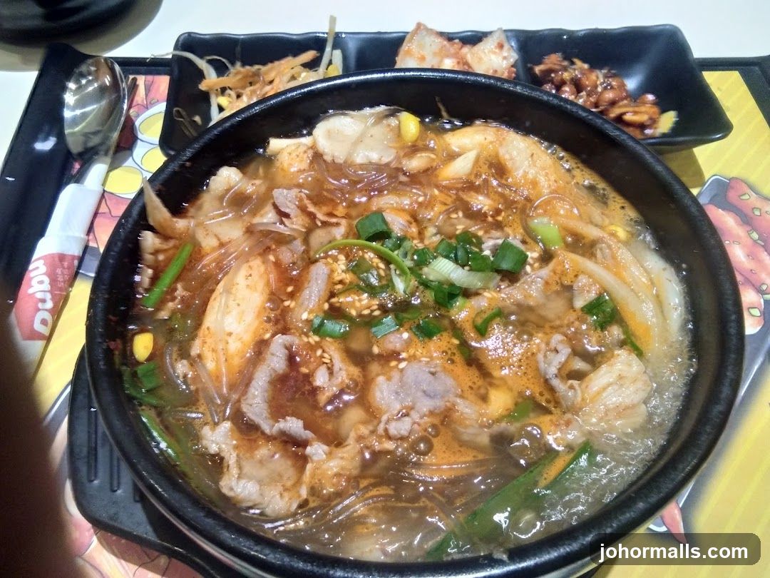 Korean Stew with Side Dishes
