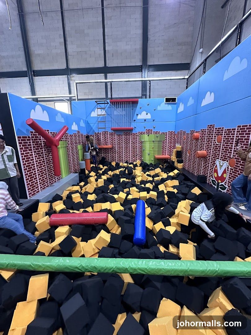 Indoor Foam Pit with Themed Obstacles