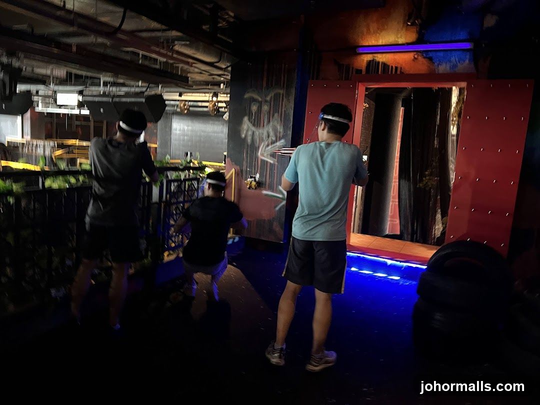 People playing a game