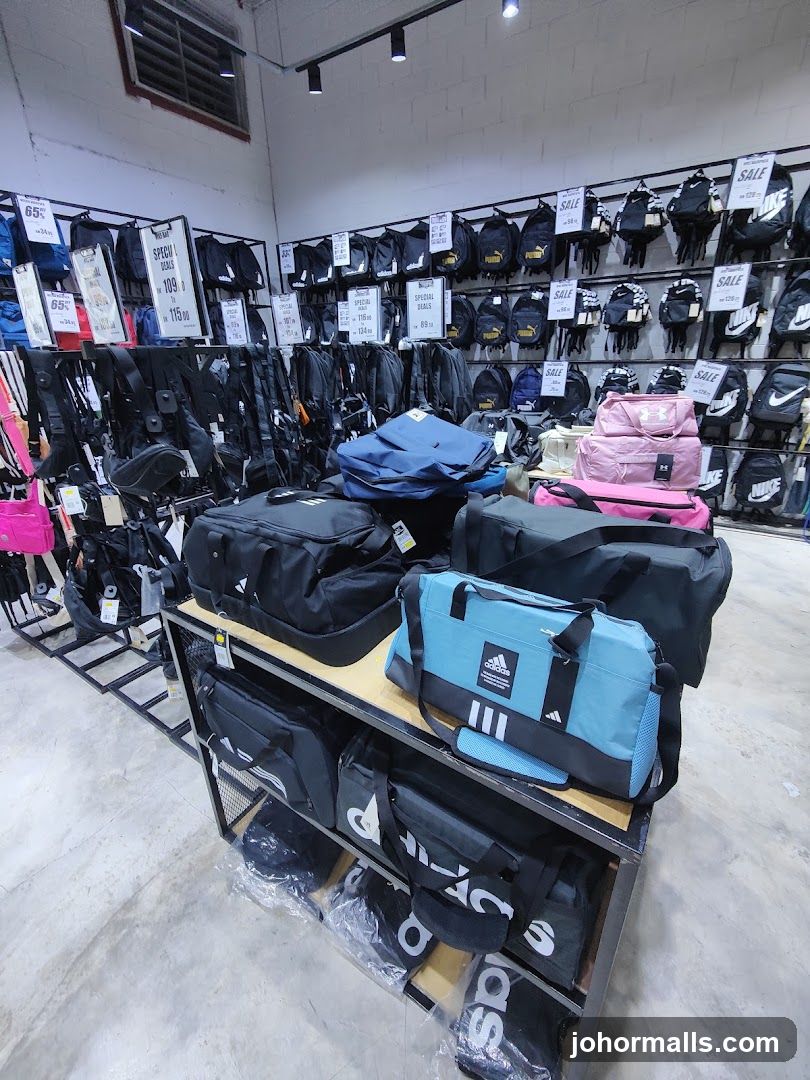 Sports Bags Display