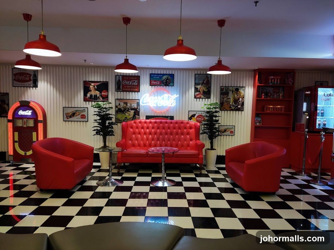 Coca-Cola Themed Lounge Area
