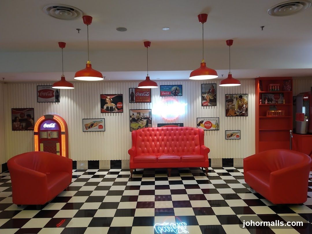 Retro Coca-Cola Themed Lounge