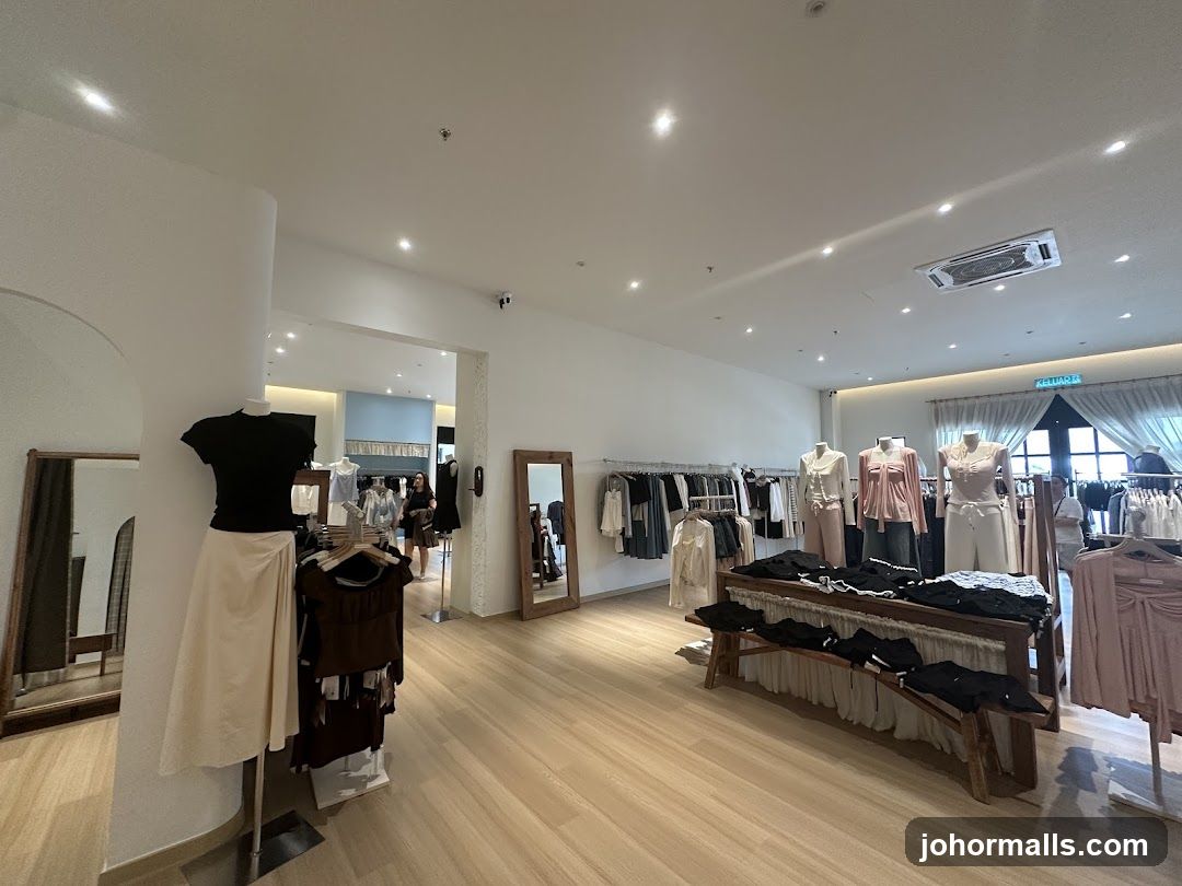 Clothing store interior